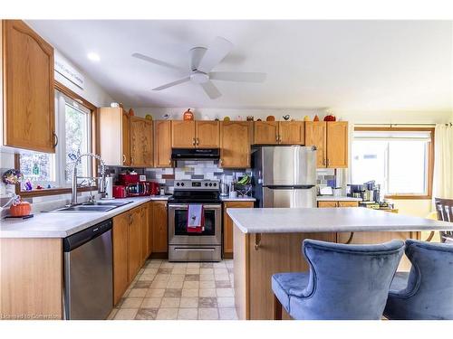 36 Rossiter Road, Ingersoll, ON - Indoor Photo Showing Kitchen With Double Sink