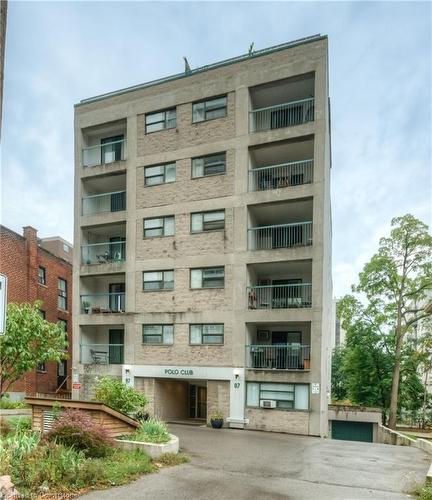 202-87 Duke Street, Hamilton, ON - Outdoor With Balcony With Facade