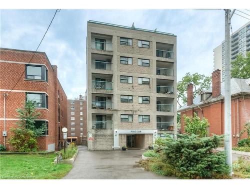 202-87 Duke Street, Hamilton, ON - Outdoor With Balcony With Facade