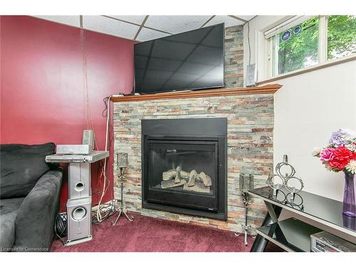 114A Northlake Drive, Waterloo, ON - Indoor Photo Showing Living Room With Fireplace