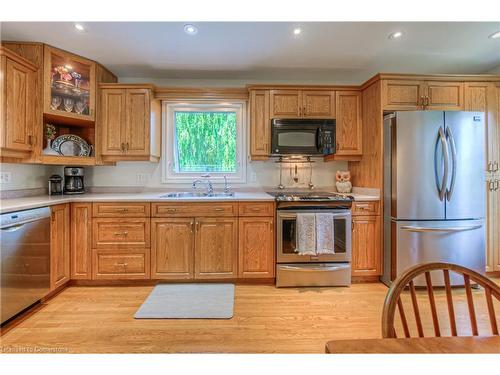 448 Tamarack Drive, Waterloo, ON - Indoor Photo Showing Kitchen With Double Sink