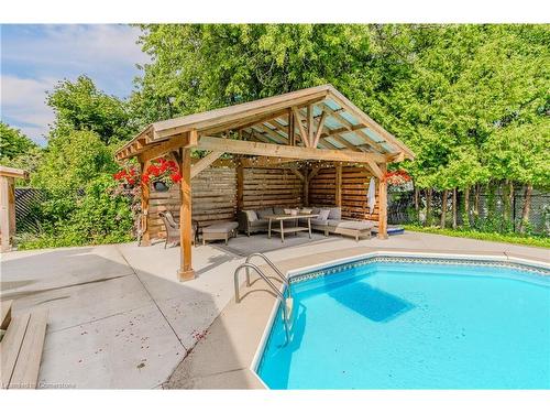 48 Templar Court, Cambridge, ON - Outdoor With In Ground Pool With Deck Patio Veranda