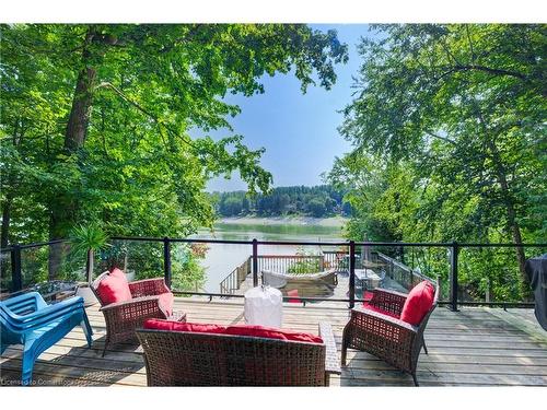 L496 Road 5 North, Conestogo Lake, ON - Outdoor With Body Of Water With Deck Patio Veranda