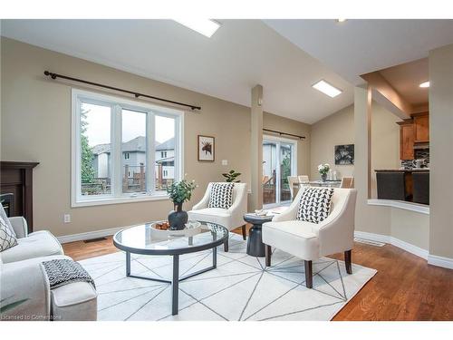 514 American Beech Avenue, Waterloo, ON - Indoor Photo Showing Living Room With Fireplace