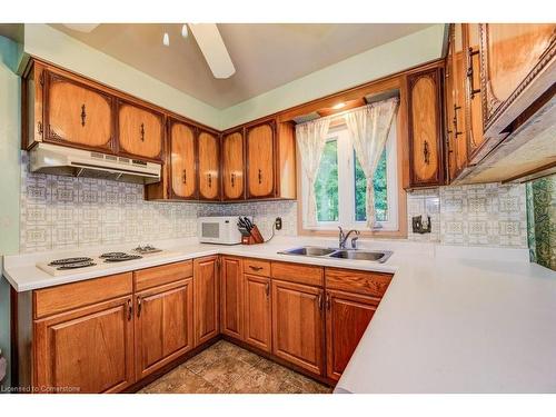 827517 Township Road 8, Drumbo, ON - Indoor Photo Showing Kitchen With Double Sink