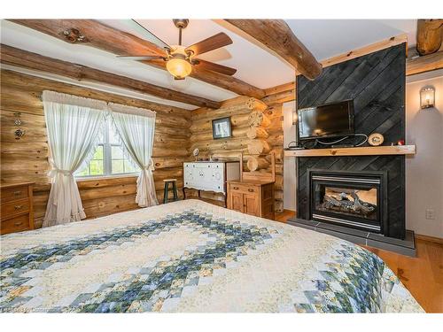 171 Gosford Street, Southampton, ON - Indoor Photo Showing Bedroom With Fireplace