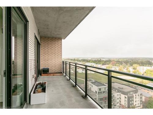 1506-318 Spruce Street, Waterloo, ON - Outdoor With Balcony With View With Exterior