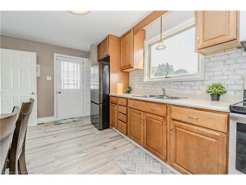 24 Clarke Street, Woodstock, ON - Indoor Photo Showing Kitchen With Double Sink