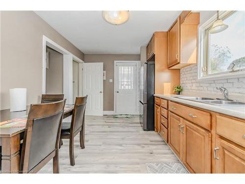 24 Clarke Street, Woodstock, ON - Indoor Photo Showing Kitchen With Double Sink