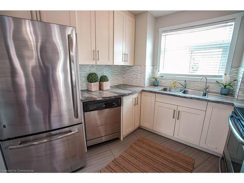 B-489 East Avenue, Kitchener, ON - Indoor Photo Showing Kitchen With Stainless Steel Kitchen With Double Sink