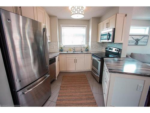 B-489 East Avenue, Kitchener, ON - Indoor Photo Showing Kitchen With Stainless Steel Kitchen With Double Sink