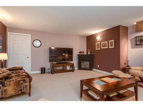 181 Doon Mills Drive, Kitchener, ON - Indoor Photo Showing Living Room With Fireplace