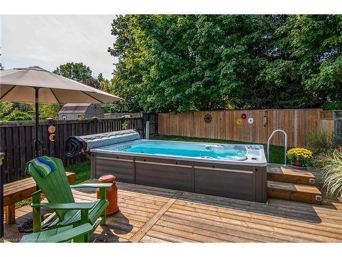 181 Doon Mills Drive, Kitchener, ON - Outdoor With Above Ground Pool With Deck Patio Veranda With Backyard