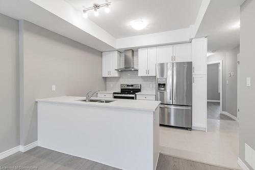 158 Wheat Lane, Kitchener, ON - Indoor Photo Showing Kitchen With Stainless Steel Kitchen With Double Sink