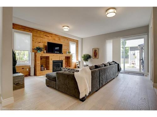 45A William Street, Ayr, ON - Indoor Photo Showing Living Room With Fireplace