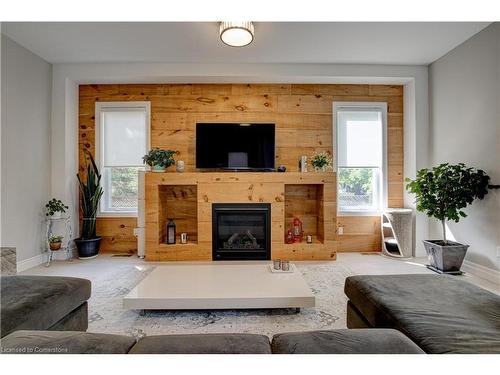 45A William Street, Ayr, ON - Indoor Photo Showing Living Room With Fireplace