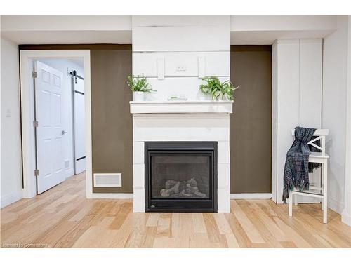 45A William Street, Ayr, ON - Indoor Photo Showing Living Room With Fireplace