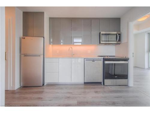 1102-60 Frederick St Street, Kitchener, ON - Indoor Photo Showing Kitchen