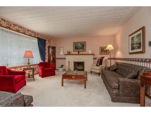 51 Askin Place, Kitchener, ON - Indoor Photo Showing Living Room With Fireplace