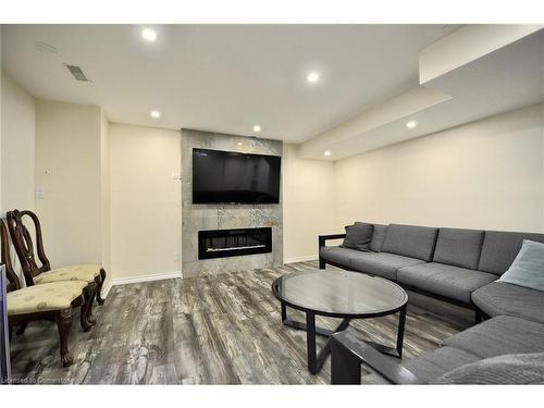 448 Garth Massey Drive, Cambridge, ON - Indoor Photo Showing Living Room With Fireplace