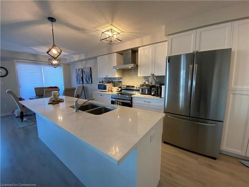 25 Valencia Avenue, Kitchener, ON - Indoor Photo Showing Kitchen With Stainless Steel Kitchen With Double Sink