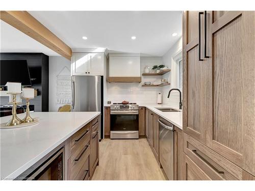 288 Ross Avenue, Kitchener, ON - Indoor Photo Showing Kitchen With Double Sink With Upgraded Kitchen