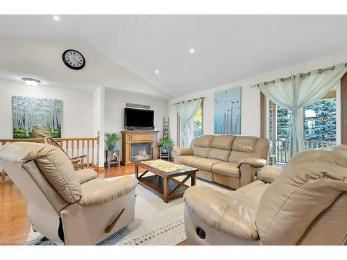 745 Wellington Avenue S, Listowel, ON - Indoor Photo Showing Living Room With Fireplace