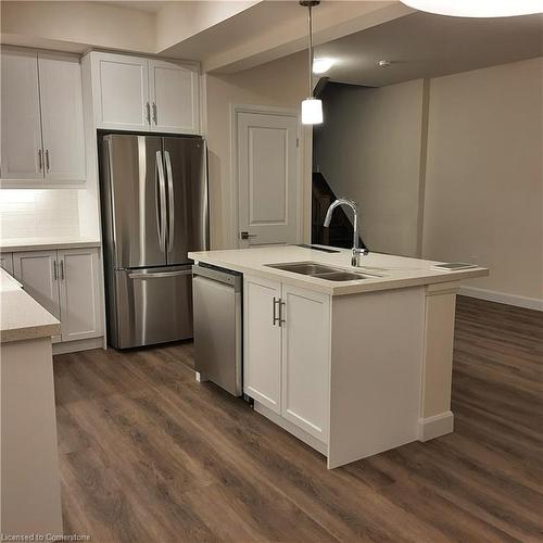 53 Bensley Lane, Hamilton, ON - Indoor Photo Showing Kitchen With Stainless Steel Kitchen With Double Sink