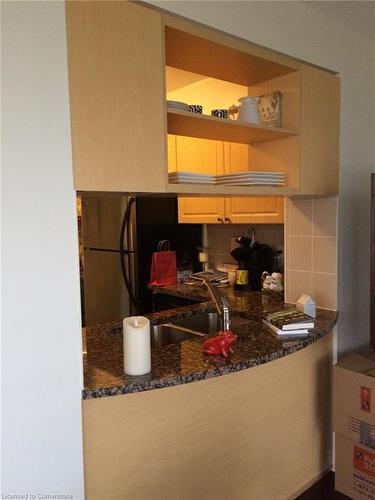 803-2379 Central Park Drive, Oakville, ON - Indoor Photo Showing Kitchen With Double Sink