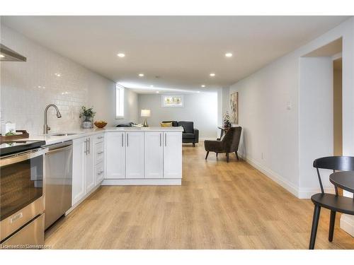 Lower-235 Guelph Street, Kitchener, ON - Indoor Photo Showing Kitchen With Upgraded Kitchen