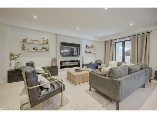 641 Wild Rye Street, Waterloo, ON - Indoor Photo Showing Living Room With Fireplace