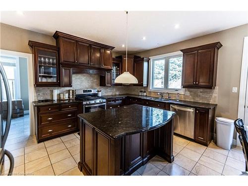 406 Rideau River Street, Waterloo, ON - Indoor Photo Showing Kitchen With Double Sink