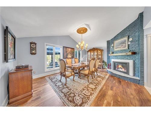 7 Woodland Drive, Cambridge, ON - Indoor With Fireplace