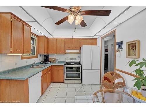 74 Cherry Hill Drive, Kitchener, ON - Indoor Photo Showing Kitchen With Double Sink