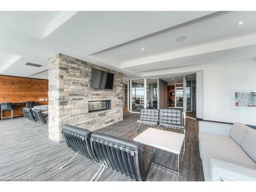 C322-330 Phillip Street, Waterloo, ON - Indoor Photo Showing Living Room With Fireplace