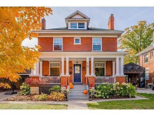 18 Aberdeen Road S, Cambridge, ON - Outdoor With Deck Patio Veranda With Facade