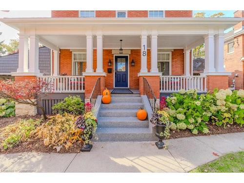 18 Aberdeen Road S, Cambridge, ON - Outdoor With Deck Patio Veranda With Facade