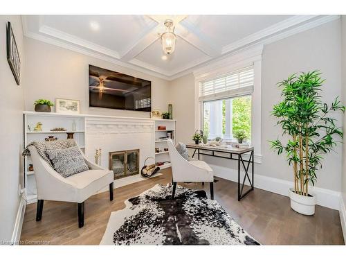 18 Aberdeen Road S, Cambridge, ON - Indoor Photo Showing Other Room With Fireplace