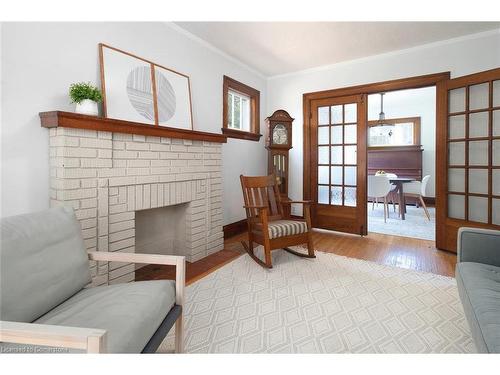 34 Park Street, Kitchener, ON - Indoor With Fireplace