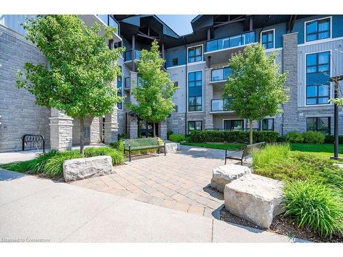 413-50 Bryan Court, Kitchener, ON - Outdoor With Balcony With Facade