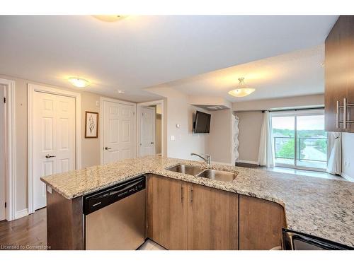 413-50 Bryan Court, Kitchener, ON - Indoor Photo Showing Kitchen With Double Sink