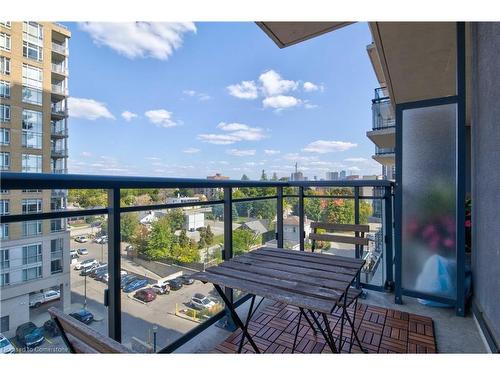 603-155 Caroline Street, Waterloo, ON - Outdoor With Balcony With View With Exterior