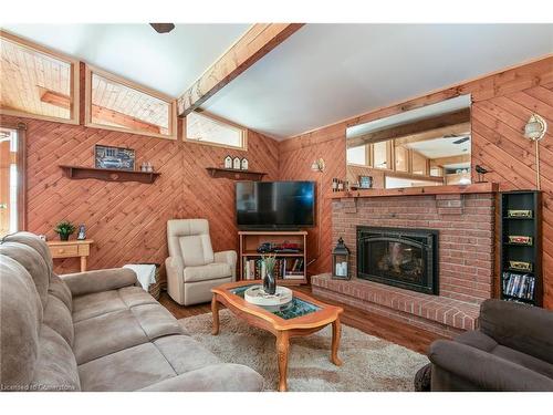 176 Church Street W, Elmira, ON - Indoor Photo Showing Living Room With Fireplace