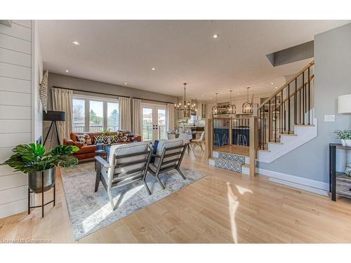 14 Kissing Bridge Drive, Elmira, ON - Indoor Photo Showing Living Room With Fireplace