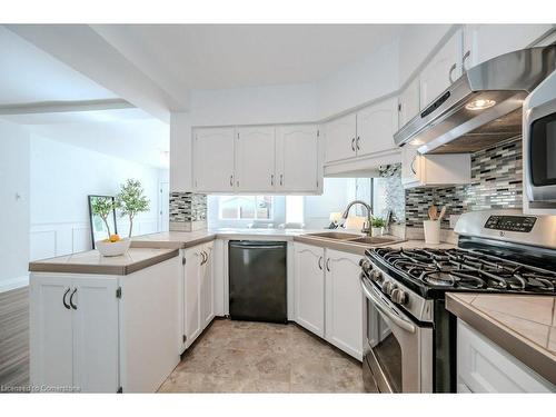 131 Wood Street, Kitchener, ON - Indoor Photo Showing Kitchen With Stainless Steel Kitchen With Double Sink