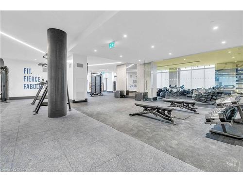 901-55 Duke Street W, Kitchener, ON - Indoor Photo Showing Gym Room