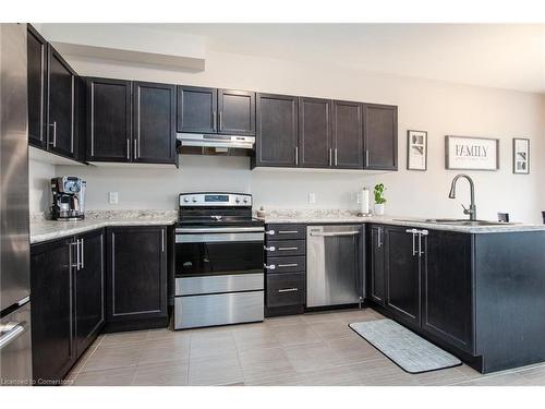 132 Courtney Street, Fergus, ON - Indoor Photo Showing Kitchen With Double Sink