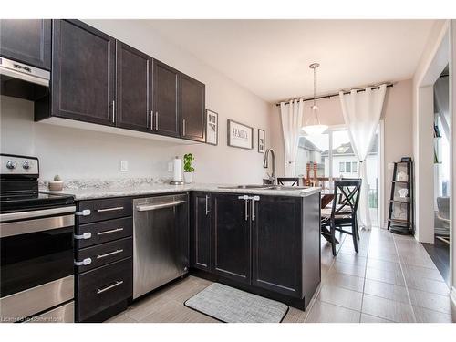 132 Courtney Street, Fergus, ON - Indoor Photo Showing Kitchen With Double Sink With Upgraded Kitchen