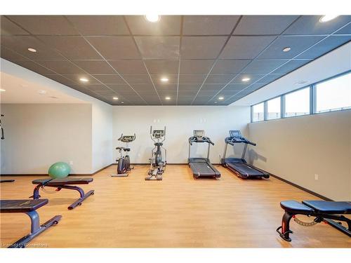 1105-108 Garment Street, Kitchener, ON - Indoor Photo Showing Gym Room