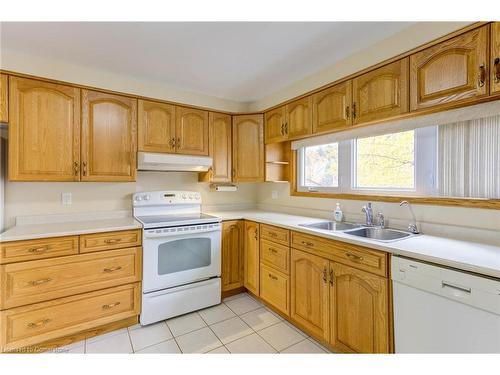 124 Westheights Drive, Kitchener, ON - Indoor Photo Showing Kitchen With Double Sink